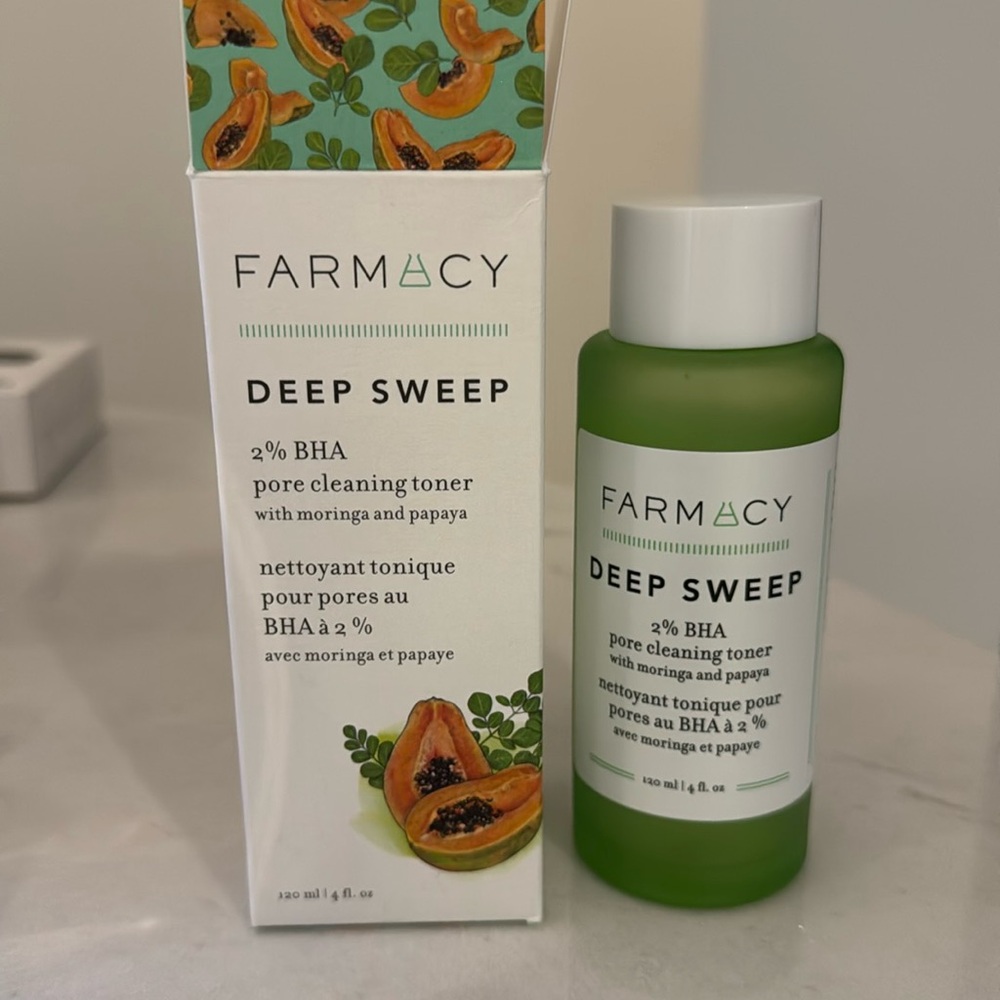 Farmacy Deep Sweep 2% BHA Cleaning Toner with Moringa and Papaya 120mL